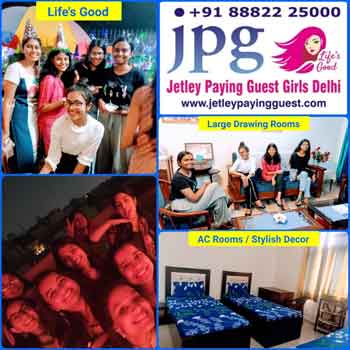 Jetley Paying Guest Accommodation PG For Girls Near LSR, Gargi, Kamala Nehru College, Students & Working Girls, Delhi - Hostel - Week Ends Out
