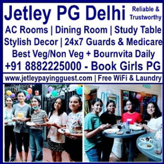 Jetley PG For Girls Near LSR College, Gargi College, Kamala Nehru College, Delhi - Girls Hostel - Best PG For Students in South Delhi With Food