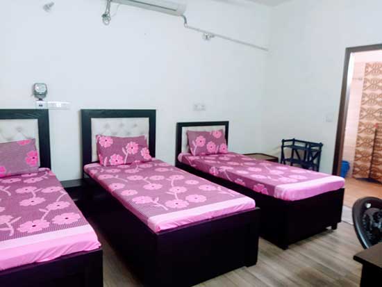Triple AC Room - Wooden Flooring (Luxury) - Student Accommodation